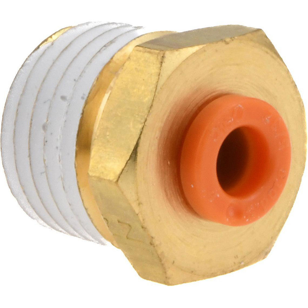 SMC Pneumatics KQ2H03-35AS Push-to-Connect Push-to-Connect Fitting Connector, NPT, 5/32" OD
