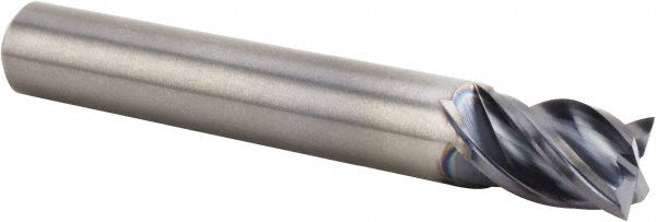 Kennametal 4047699 Square End Mill 1/8" Dia, 1/2" LOC, 4 Flute, Solid Carbide