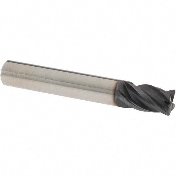 OSG VG434-3754 Corner Radius End Mill 3/8" Dia, 1/2" LOC, 0.03" Radius, 4 Flutes, Solid Carbide