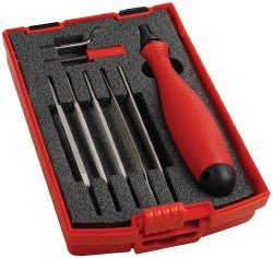 Shaviv 154-00030 Hand Deburring Tool Set 8 Pc, Deburring & Filing & Diamond Coated & High Speed Steel