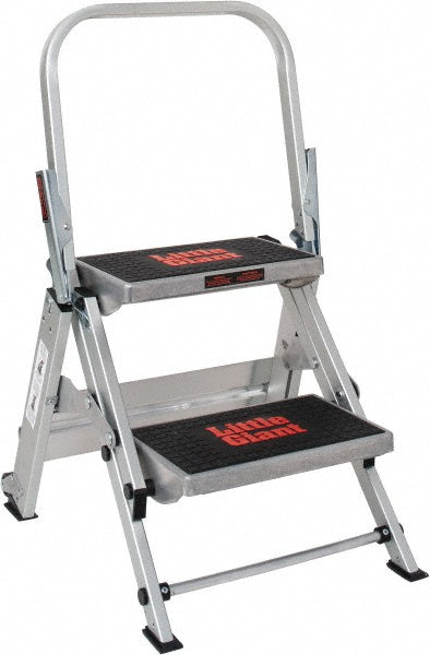 Little Giant Ladder 10210BA 2-Step Aluminum Step Ladder Type IA
