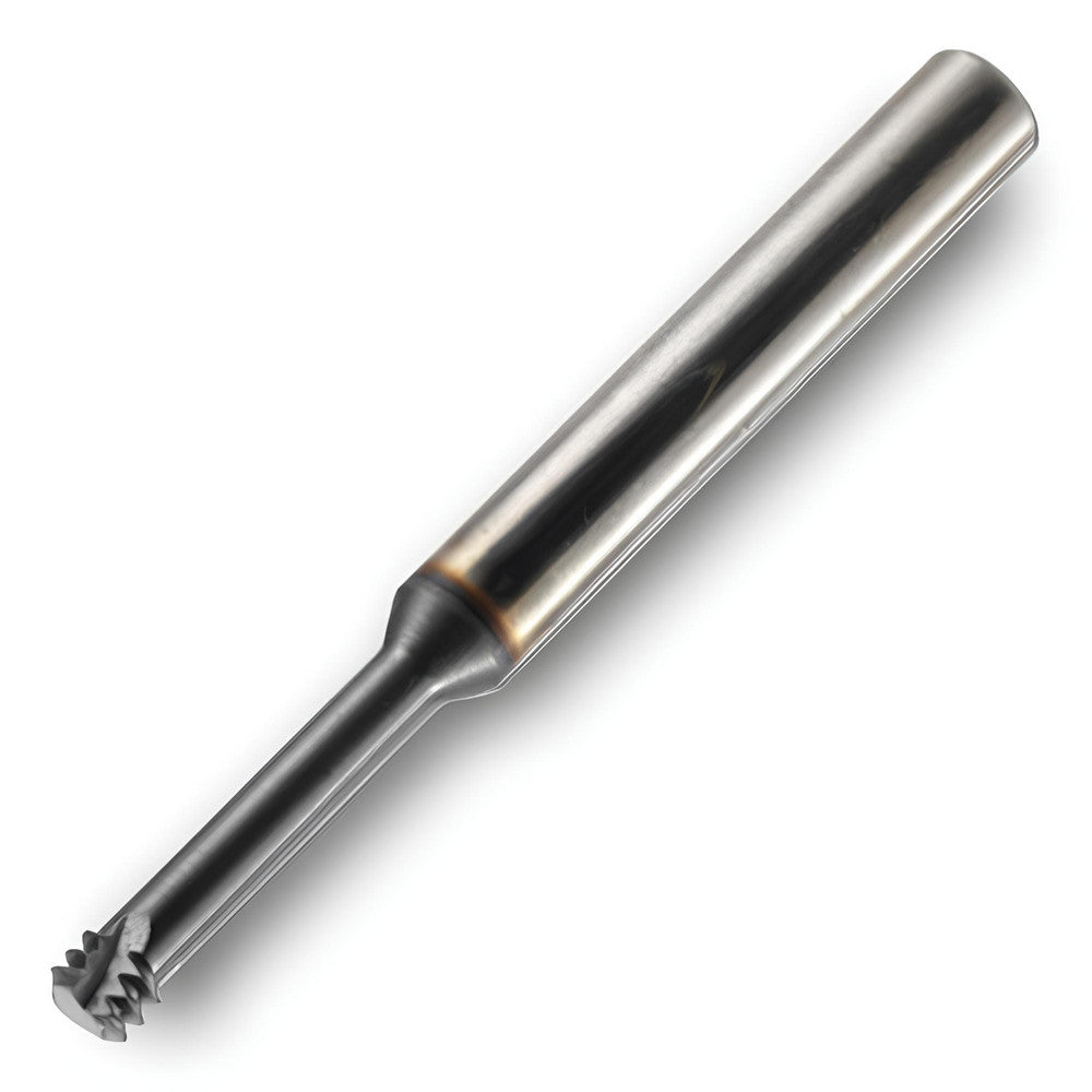 Ingersoll Cutting Tools 2946128 Helical Flute Thread Mills Thread Size (Inch) 10 Number Of Flutes 3 Material Solid Carbide Coating/Finish TiAlN Length Of Cut (Decimal Inch - 4 Decimals) 0.5900 Overall Length (Decimal Inch) 2.5000