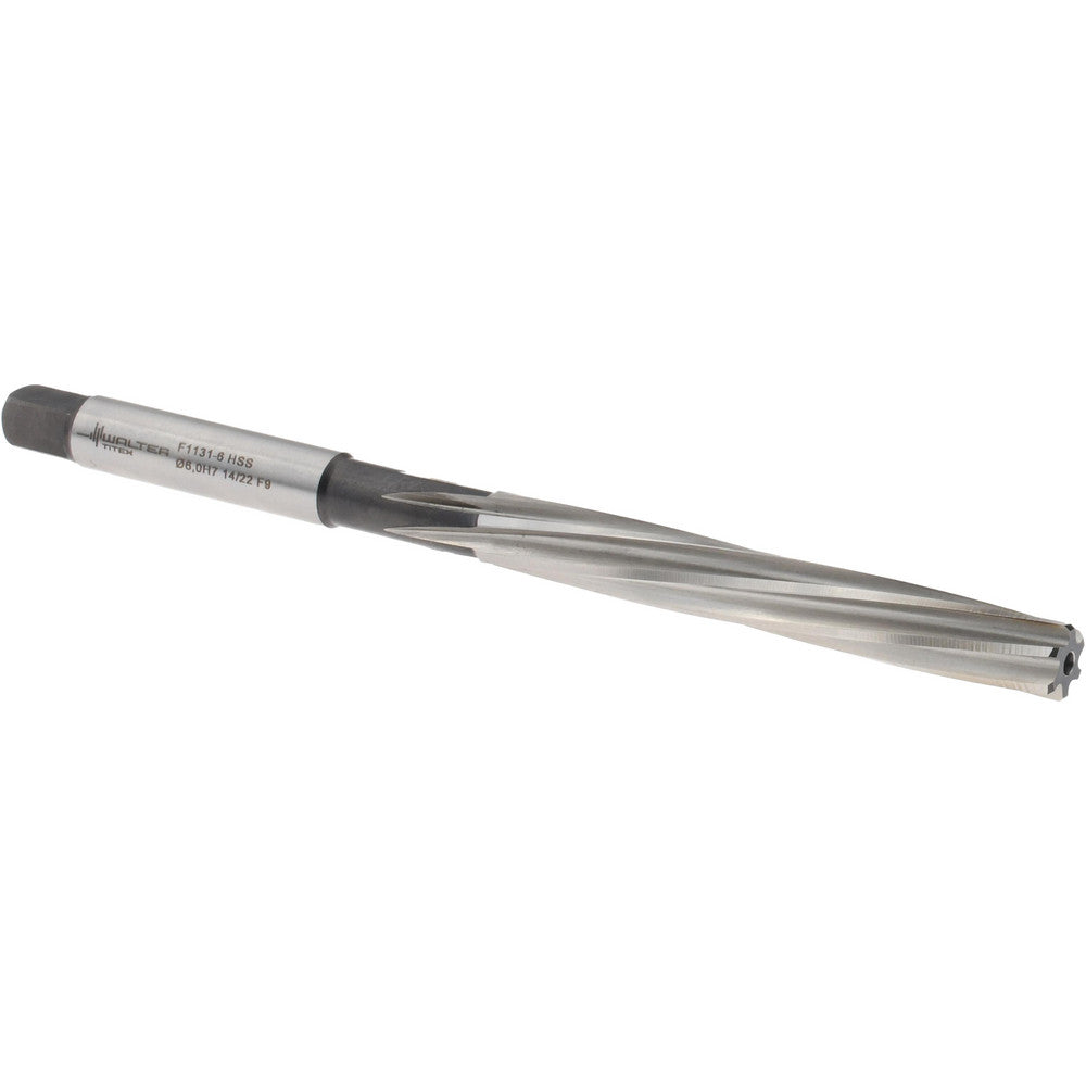 Walter-Titex 5071612 Hand Reamer 6 mm Dia, 47 mm Flute Length, 93 mm OAL