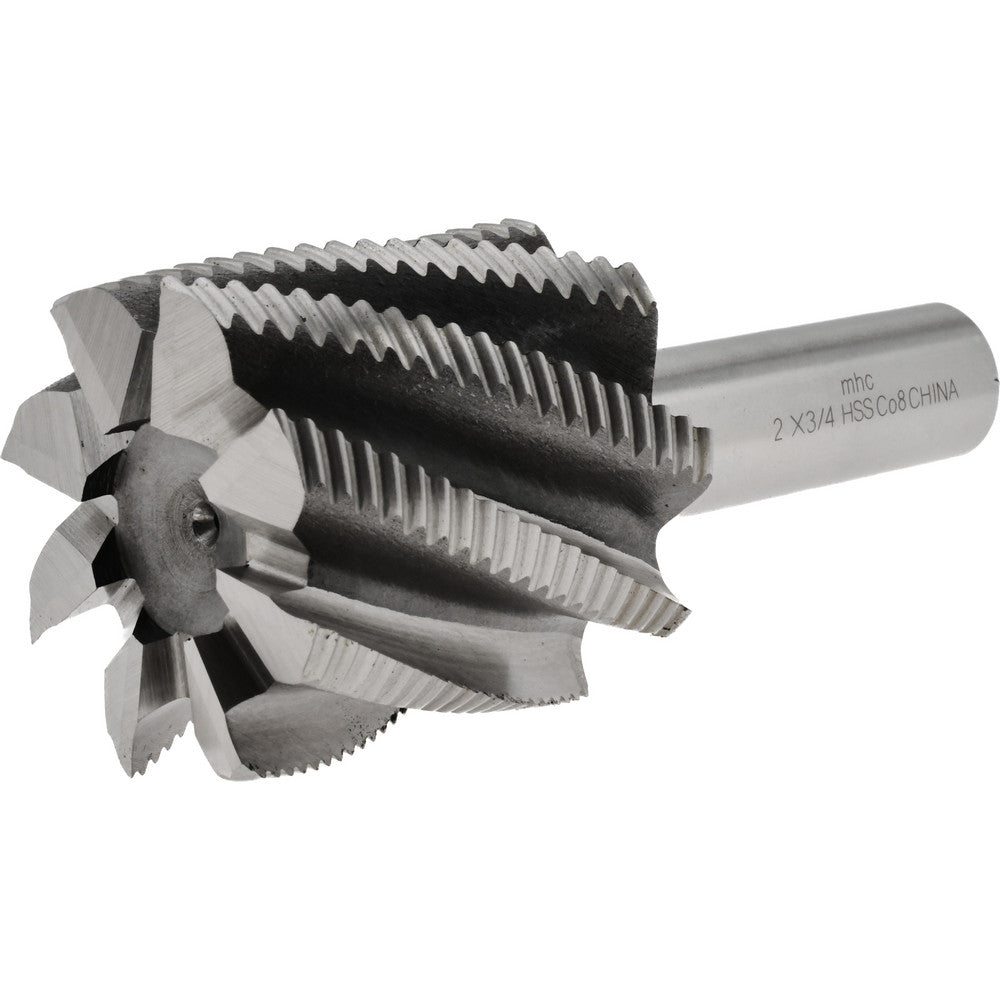 Value Collection 724-2365 Roughing End Mill 2" Dia, 8 Flute, Single End, Cobalt