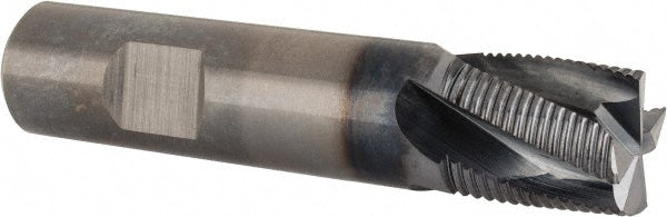 Kennametal 4048698 Corner Chamfer End Mill 0.75" Dia, 0.875" LOC, 4 Flute, 0.02" Chamfer Width, Solid Carbide