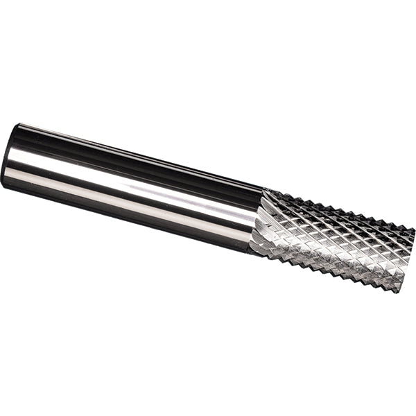 Mastercut Tool Corp. FGR6-2A Diamond Pattern Router Bit 0.25" Dia, 1" LOC, 1/4" Shank Dia, Plain