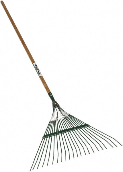 Seymour Midwest LLC 40942 Leaf Rake with 48" Straight Wood Handle