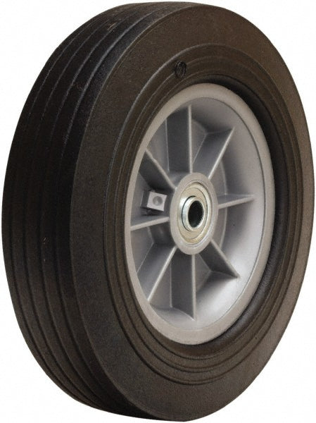Hamilton W-10-OAT-5/8 Caster Wheel Rubber on Polypropylene, 0.625" Axle
