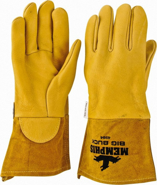 MCR Safety 4984XL Welding Gloves Big Buck® Size X-Large, Deerskin Leather, Pair