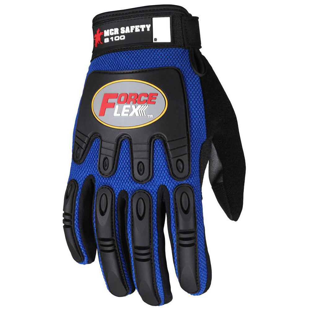 MCR Safety B100XXL Work Gloves ForceFlex™ B100, Size 2X-Large, Synthetic Leather Lined, Synthetic Leather, Mechanic's & Lifting