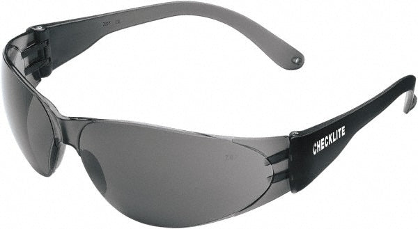 MCR Safety CL112AF Safety Glasses Anti-Fog & Scratch-Resistant, Polycarbonate, Gray Lenses, Frameless