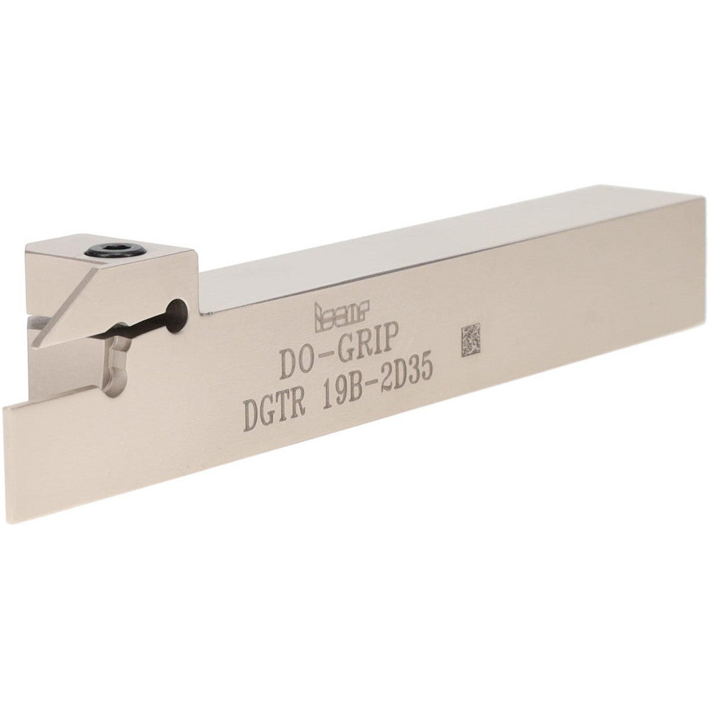 Iscar 2301425 Indexable Grooving-Cutoff Toolholder DGTR 19B-2D35, 0.075 to 0.098" Groove Width, 0.689" Max Depth of Cut, Right Hand