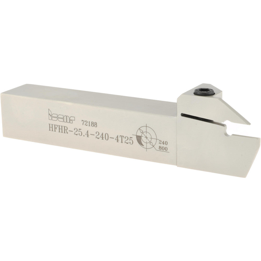 Iscar 2500213 Indexable Grooving Toolholder HFHR 25.4-240-4T25, External, Right Hand, 31-1/2" Max Workpiece Dia