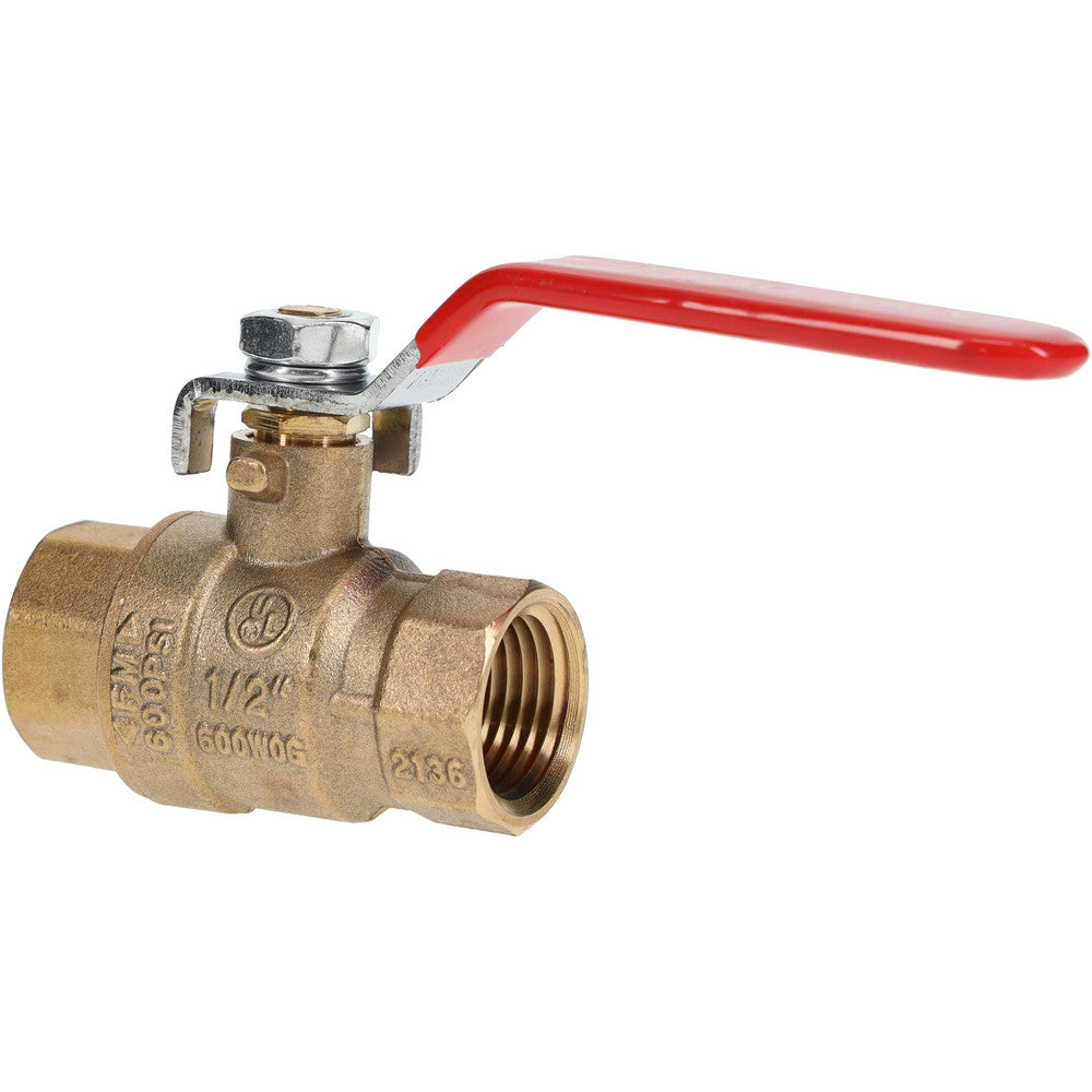 Value Collection TXN050 Full Port Manual Ball Valve 1/2" Pipe, Full Port