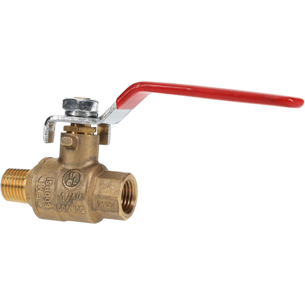 Value Collection TXMN025 Full Port Manual Ball Valve 1/4" Pipe, Full Port