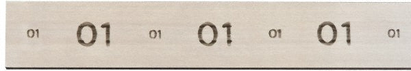 Starrett 54300 O1 Oil-Hardening Flat Stock 1/8" Thick, 3/4" Wide, 36" Long, ±0.001" Thickness Tolerance