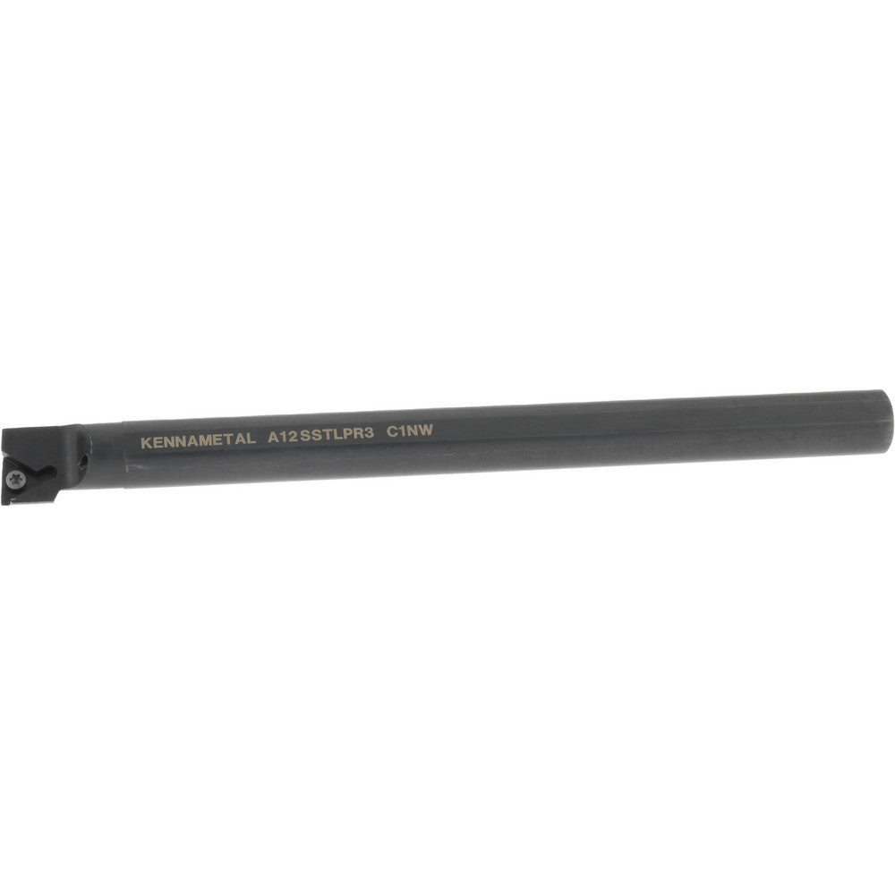 Kennametal 1094751 Indexable Boring Bar A12STLPR3, 23.62 mm Min Bore Dia, Right Hand Cut, 3/4" Shank Dia, -5 ° Lead Angle, Steel