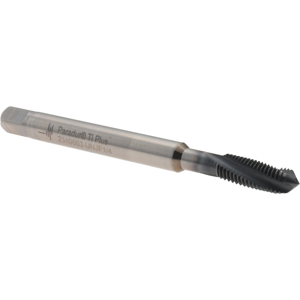 Walter-Prototyp 5344189 Spiral Flute Tap 1/4-28 UNJF, 3 Flutes, Modified Bottoming, 3B Class of Fit, Powdered Metal, AlCrN Coated