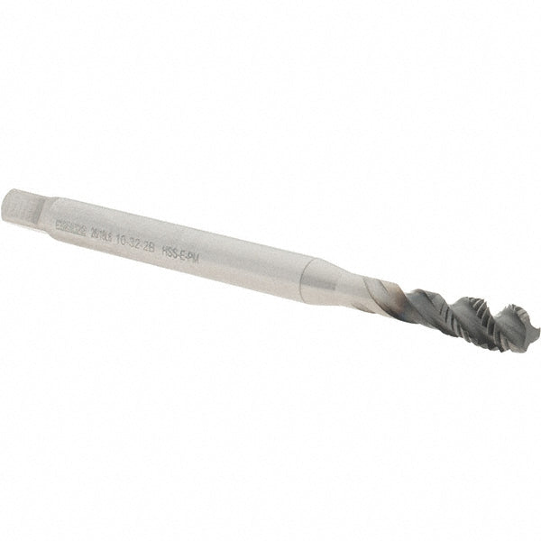 Walter-Prototyp 6245722 Spiral Flute Tap #10-32, UNF, 3 Flute, Modified Bottoming, 2B Class of Fit, Powdered Metal, Hardlube Finish