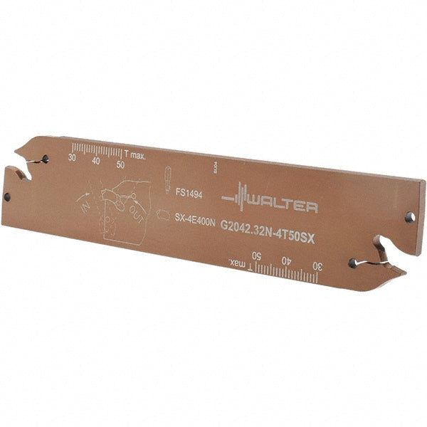 Walter 6424620 G2042 N Double End Neutral Indexable Cutoff Blade