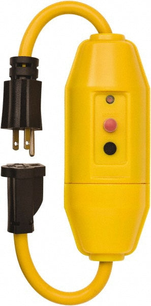 Tower 30396031-08 Plug-In GFCI Cord Set 1.5' Cord, 15A, 125V