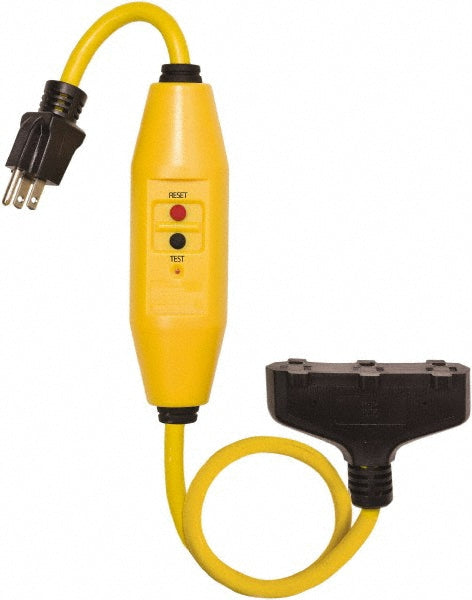 Tower 30438024 Plug-In GFCI Cord Set 2' Cord, 15A, 125V