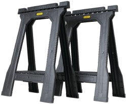 Stanley STST60952 Folding Sawhorse - Twin Pack Gray