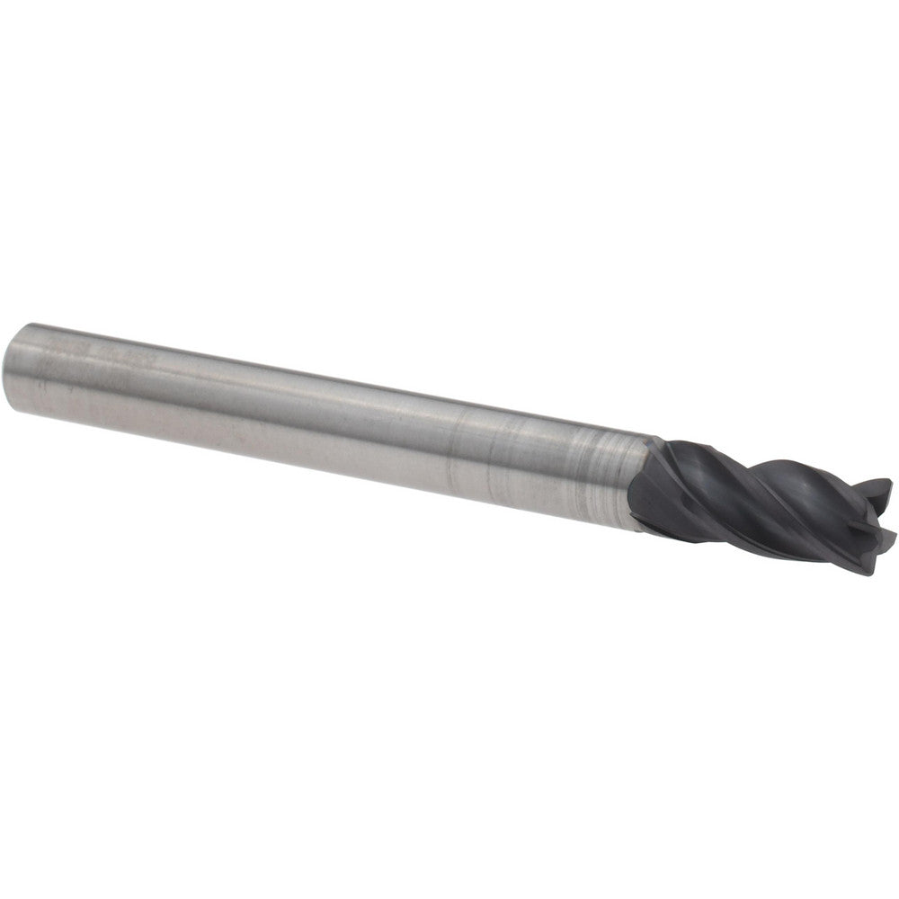 OSG VG434-2500 Corner Radius End Mill 1/4" Dia, 7/16" LOC, 0.0150" Radius, 4 Flute, Solid Carbide