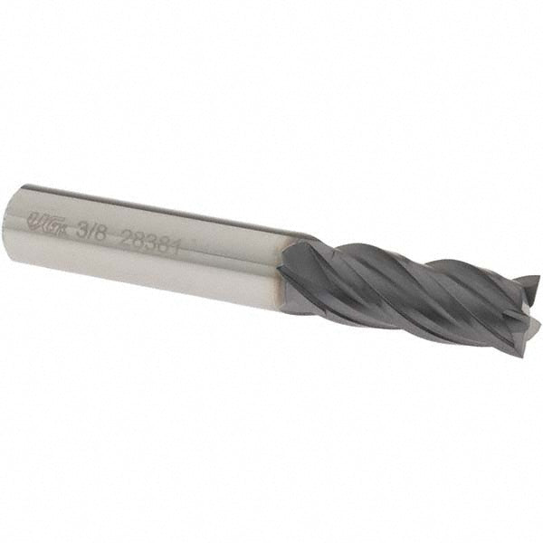 OSG VG441-3753 Square End Mill 3/8'' Dia, 7/8'' LOC, 3/8'' Shank Dia, 2-1/2'' OAL, 4 Flutes, Solid Carbide