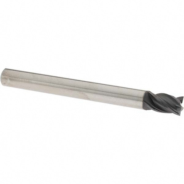 OSG VG464-5000 Square End Mill 1/2'' Dia, 5/8'' LOC, 1/2'' Shank Dia, 5'' OAL, 4 Flutes, Solid Carbide