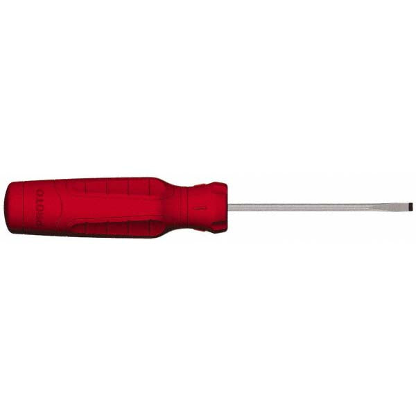Proto JCP1803RF Slotted Screwdriver 1/8" Width, 6-1/4" OAL, 3" Blade Length