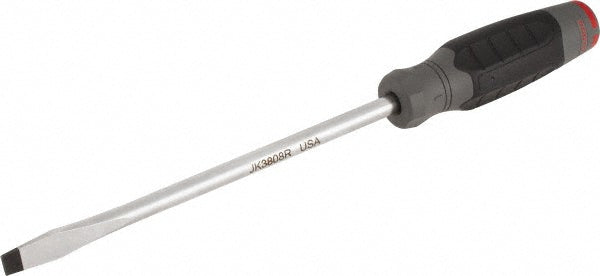 Proto JK3808RF Slotted Screwdriver 3/8" Width, 12-3/4" OAL, 8" Blade Length