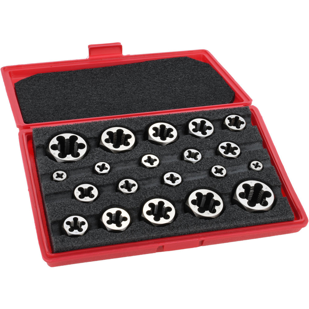 Cle-Line C67282 1/4-20 to 1-14 UNC, UNF, Hex Die Set