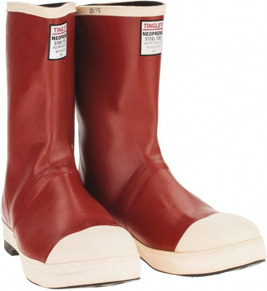 Tingley MB922B-11 Work Boot Size 11, Neoprene, Steel Toe, Mid-Calf Boot