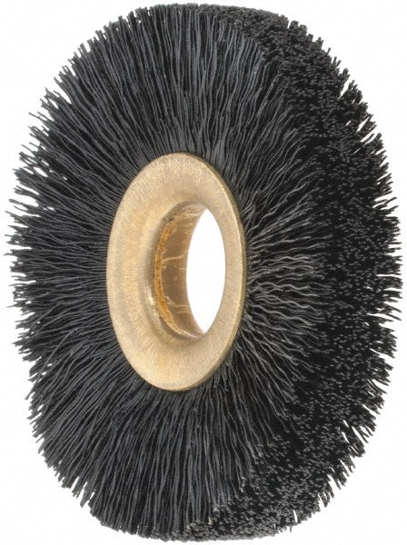 Osborn 0001113900 Wheel Brush 2" Wheel Dia, 3/8" Face Width, 0.0100" Wire Dia, Straight