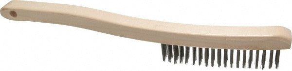Osborn 0008300700 Scratch Brush, 3 Rows, 19 Columns, Stainless Steel