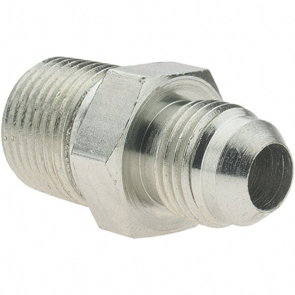 Brennan 10309 Steel Flared Tube Connector 3/8" Tube OD, 9/16-18 x 3/8-18 Thread, 37 ° Flared Angle