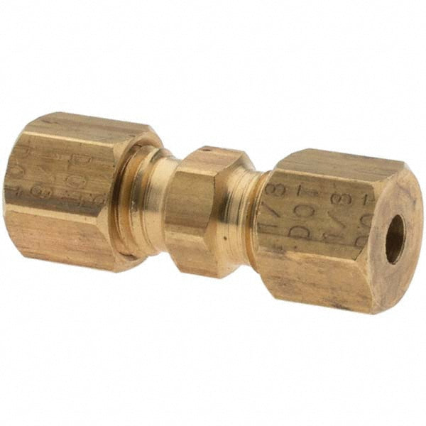 Value Collection -10744-5 Push-To-Connect Tube to Tube Tube Fitting 1/8" Thread, 1/8" OD
