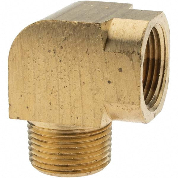 Parker BD--10840-1 Industrial Pipe 90 ° Street Elbow 3/4" Female Thread, 3/4" Male Thread, MNPTF x FNPTF