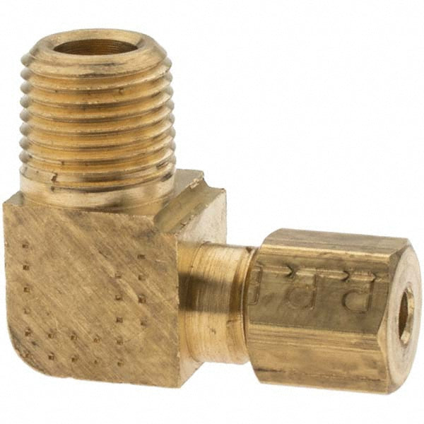 Parker 10817 Compression Tube Male Elbow 1/8-27, 1/8" Tube OD, Tube x Compression