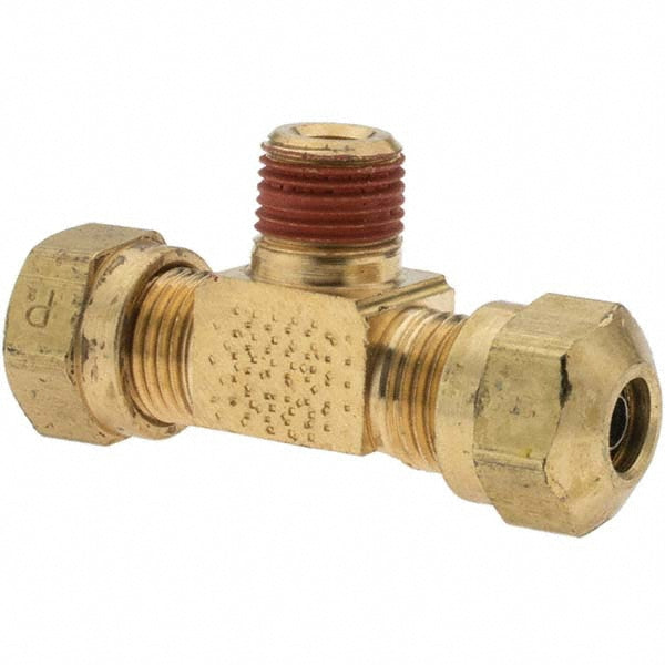 Parker -10793-3 Compression Tube Male Branch Tee 1/8" Thread, Compression x Compression x MNPT