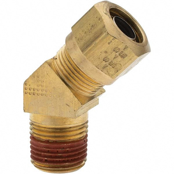 Parker 10787 Compression Tube Male 45 ° Elbow 1/2" Thread, Tube x Compression