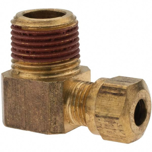 Value Collection 10774 Compression Tube Male Elbow 7/16-24" Thread, Compression x MNPT