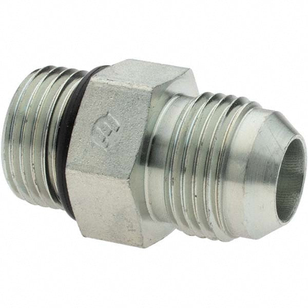 Brennan 10547 Steel Flared Tube Connector 5/8" Tube OD, 7/8-14 x 7/8-14 Thread, 37 ° Flared Angle