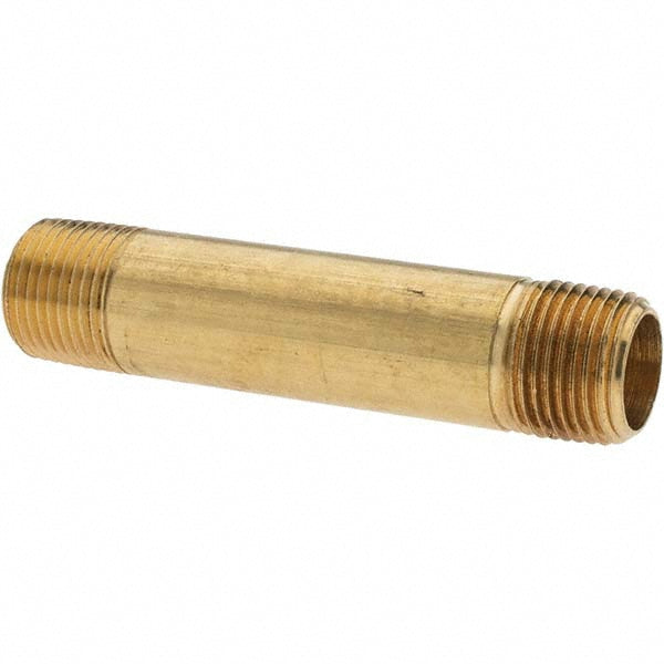 Parker -10836-3 Industrial Pipe Long Nipple 3/8" Male Thread, MNPTF