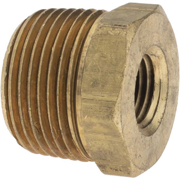 Anderson Metals -11089-7 Brass Pipe Bushing 1/4 x 3/4" Fitting, FNPT x MNPT