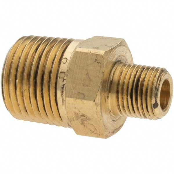 Parker -11097-2 Industrial Pipe Hex Plug 3/8 x 1/8" Male Thread, MNPTF