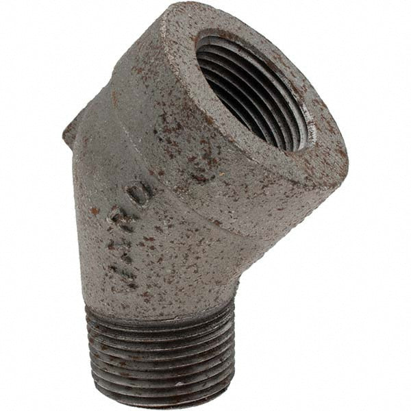 Value Collection 13535 Black 45 ° Street Elbow 1"