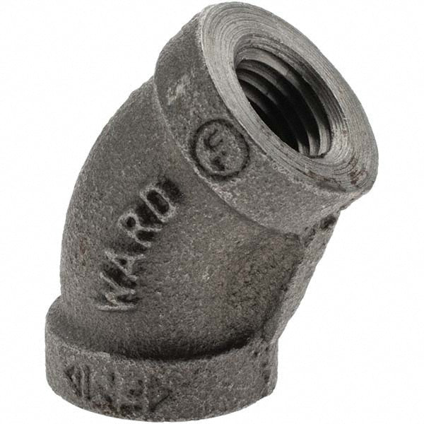 Value Collection 13261 Black 45 ° Elbow 1/4"