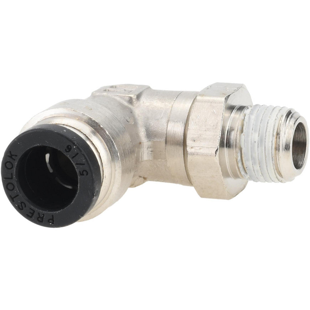 Parker 12546 Push-To-Connect Tube to Male & Tube to Male NPT Tube Fitting Male Swivel Elbow, 1/8" Thread, 5/16" OD